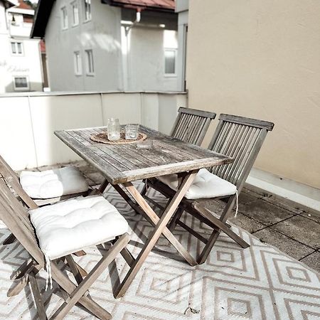 Zentrale Wohnung + Dachterrasse 손토펜 외부 사진