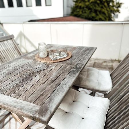 Zentrale Wohnung + Dachterrasse 손토펜 외부 사진