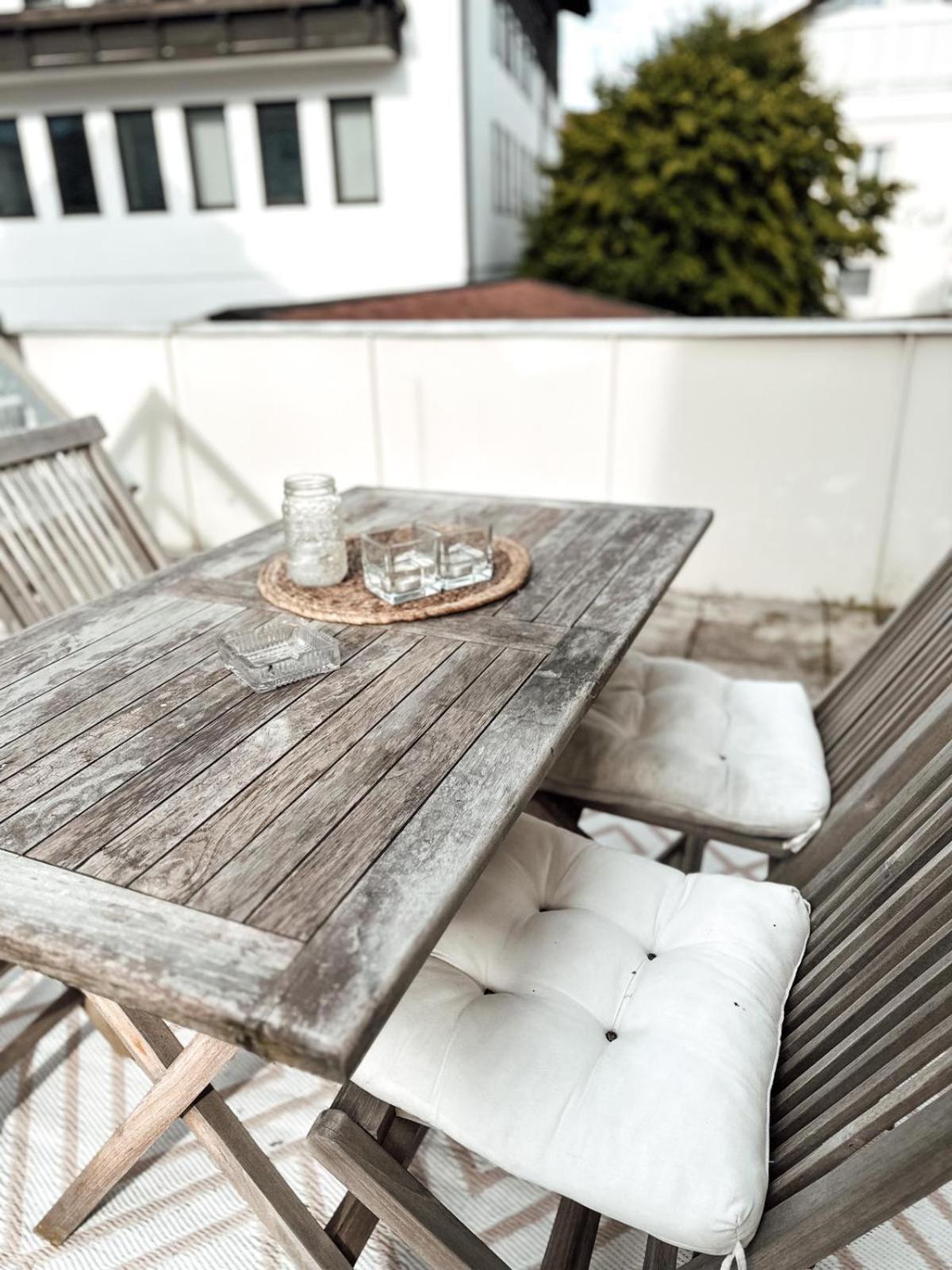 Zentrale Wohnung + Dachterrasse 손토펜 외부 사진